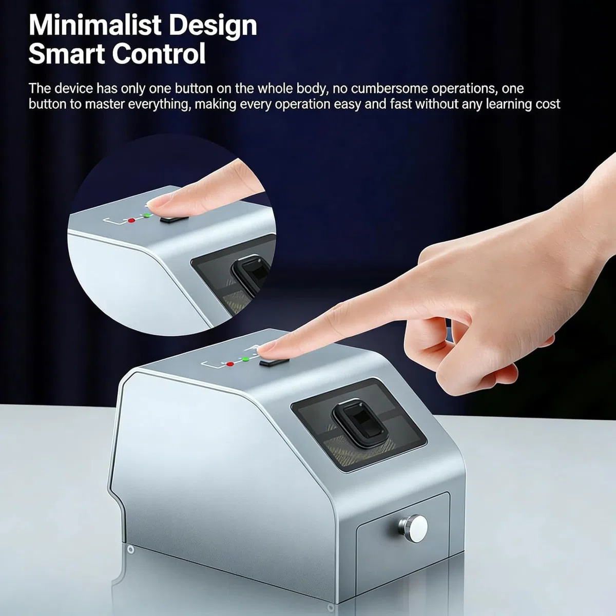 JOSBY Desoldadora automática, Limpiador de Puntas de Soldadura de 3000 RPM, con Dos cepillos, Cepillo de Cobre Ultrafino de 0,1 mm, cajón magnético, Control Inteligente, inducción capacitiva