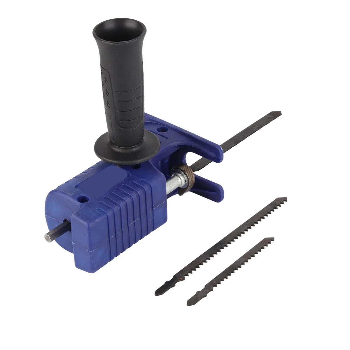 Kit de accesorios para sierra recíproca juego de adaptadores para sierra recíproca taladro eléctrico portátil adaptador de sierra caladora para taladro inalámbrico con 3 hojas de s