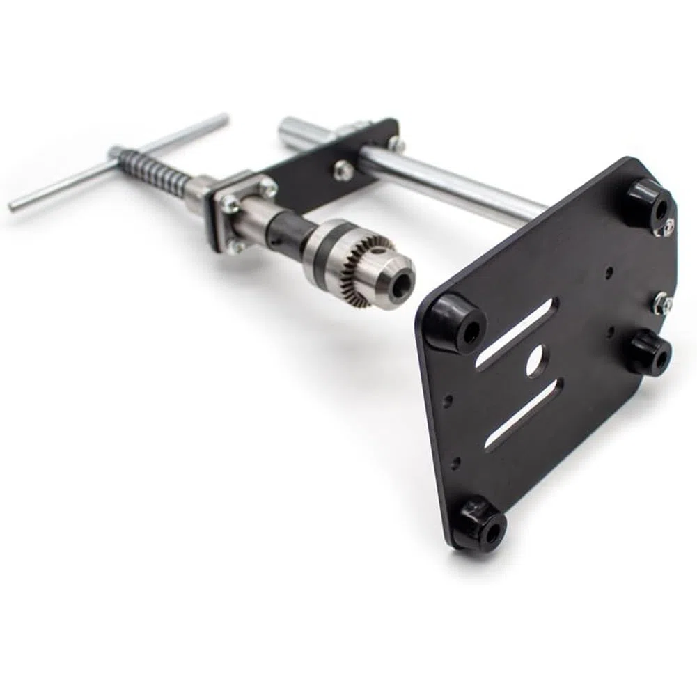 Máquina de roscado manual para roscado de precisión de madera, plástico, metal, herramienta guía de grifo de banco con pinza B12 y 6 grifos, ideal para proyectos de bricolaje