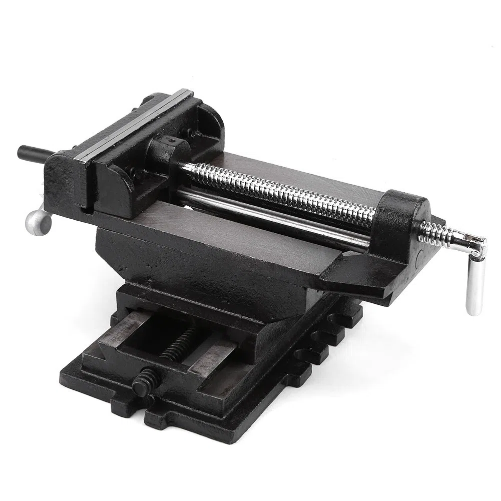 Mordaza de mesa para trabajo pesado, abrazadera de banco de taller de diapositivas cruzadas, abrazadera de banco de trabajo de mesa universal de 6 pulgadas y 150 mm 15 kg para fijación de sujeción