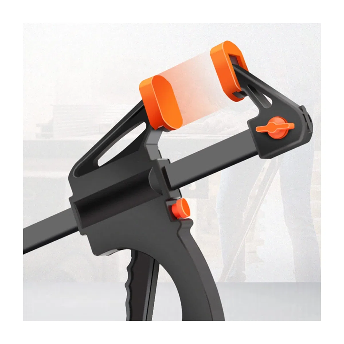 Abrazadera de barra separadora ajustable para carpintería, kit de clip de 4 pulgadas, abrazadera de trinquete de liberación rápida, abrazadera de barra de trabajo de compresión rápida (tamaño: 4 pul
