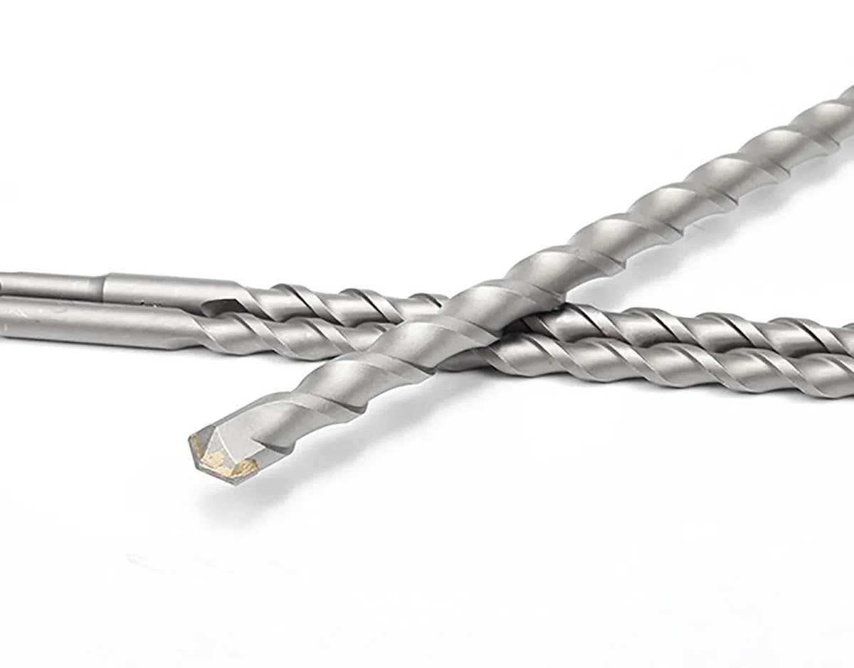 1 Uds. Broca de martillo perforador con punta de carburo de 500mm for hormigón, ladrillo, piedra-28mm, 30mm, 32mm de diámetro(32mm)