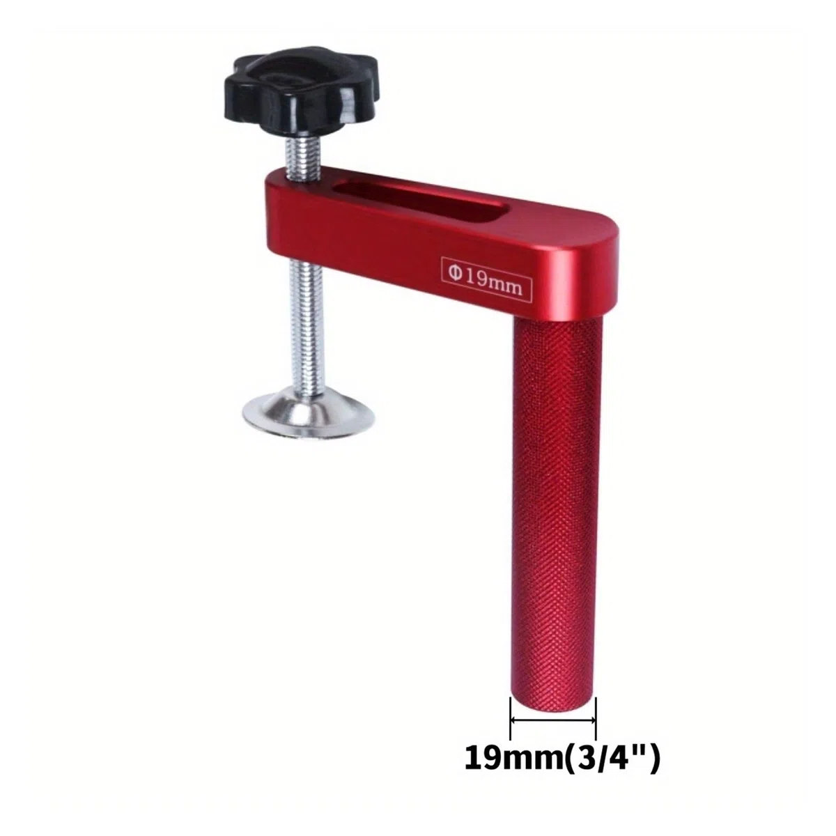 Dispositivo de sujeción de liberación rápida 1 ud./2 uds. Abrazadera de orificio, Clip fijo de aleación de aluminio de 19mm/20mm(19mm,2pcs)