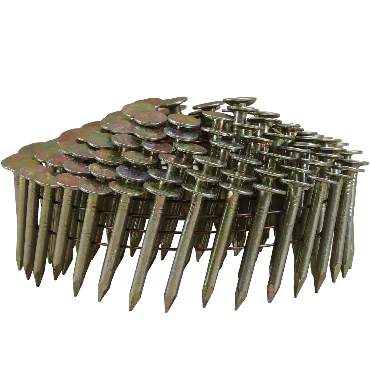 Freeman RN-125EG 15 grados 1-1/4" x 0.125" alambre recolectado galvanizado liso vástago bobina clavos para techos (7200 unidades)