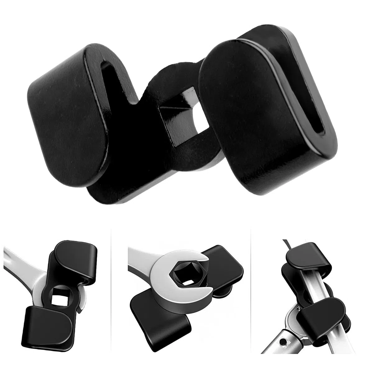 Rybtd Adaptador extensor de llave, extensor de llave universal, compatible con destornillador hexagonal de 1/2 pulgada y 21 mm, acero al carbono, 8 x 6,4 x 3,4 mm, herramientas y mejoras para el hogar
