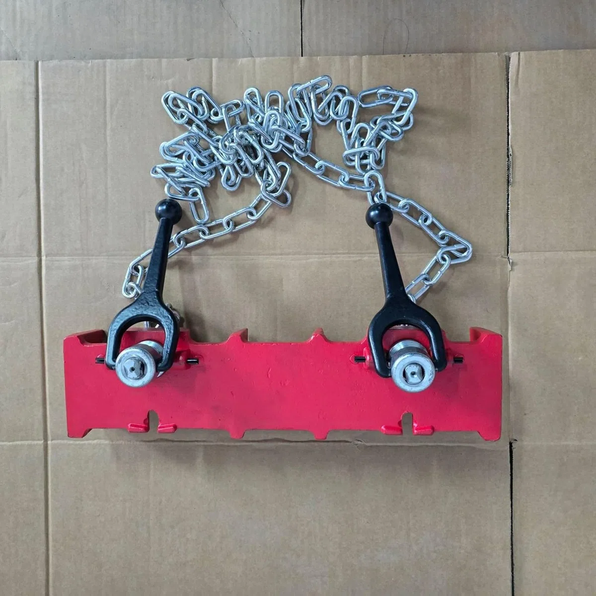 Harilla Mordaza Alineación Ajustable | Con Mango en T, Abrazara para Soldadura Tuberías, Resistente, Taller, Obra
