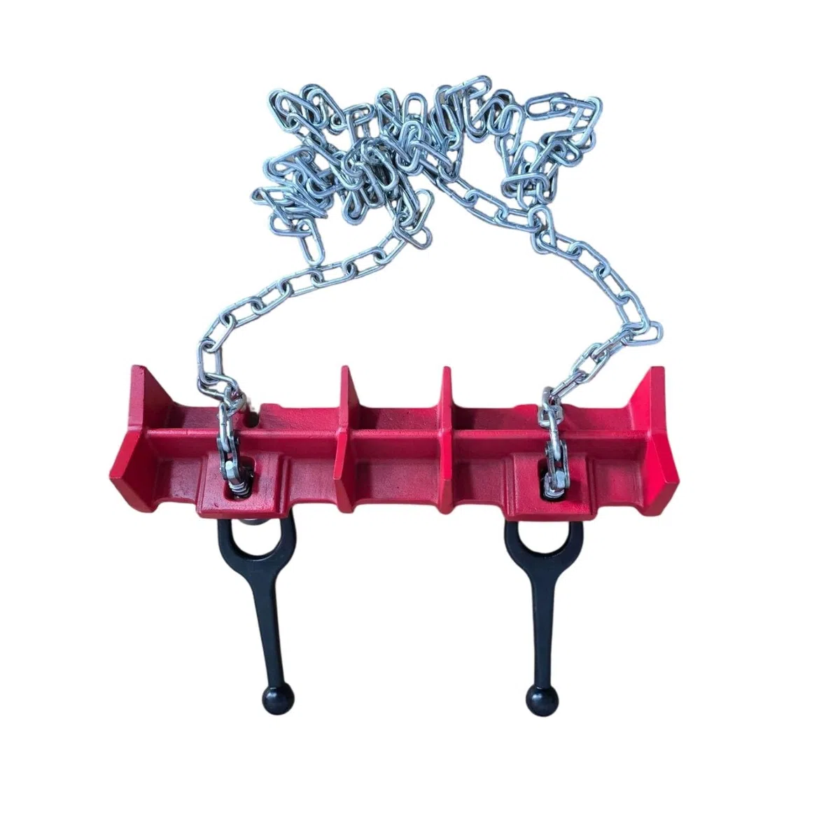 Harilla Mordaza Alineación Ajustable | Con Mango en T, Abrazara para Soldadura Tuberías, Resistente, Taller, Obra