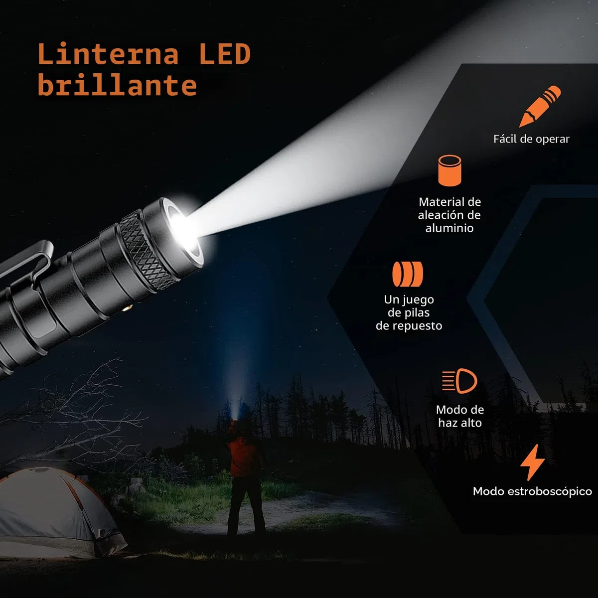 BIIB Regalos Originales para Hombre, 8 en 1 Boligrafo Multifuncion con LED, Regalo Dia del Padre Regalos Presentes para Homem, Regalo Padre Hombre, Gadgets Tecnologicos Bolígrafo Multifunción