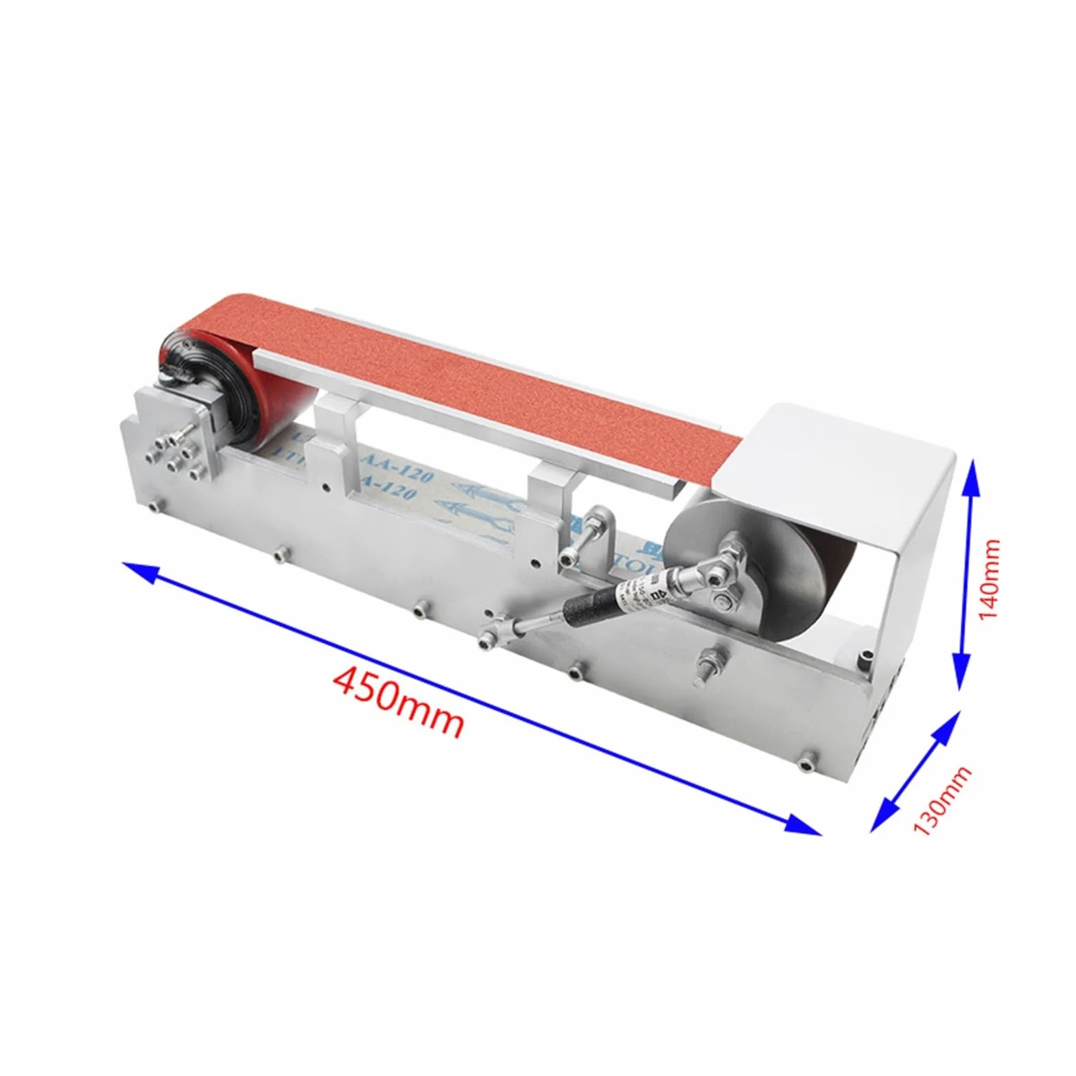 Lijadora de banda de velocidad ajustable Pulidora de alta velocidad de refrigeración por agua, pulidora, Motor sin escobillas de 600W, máquina lijadora de banda de molienda de agua de 915x50mm para tr