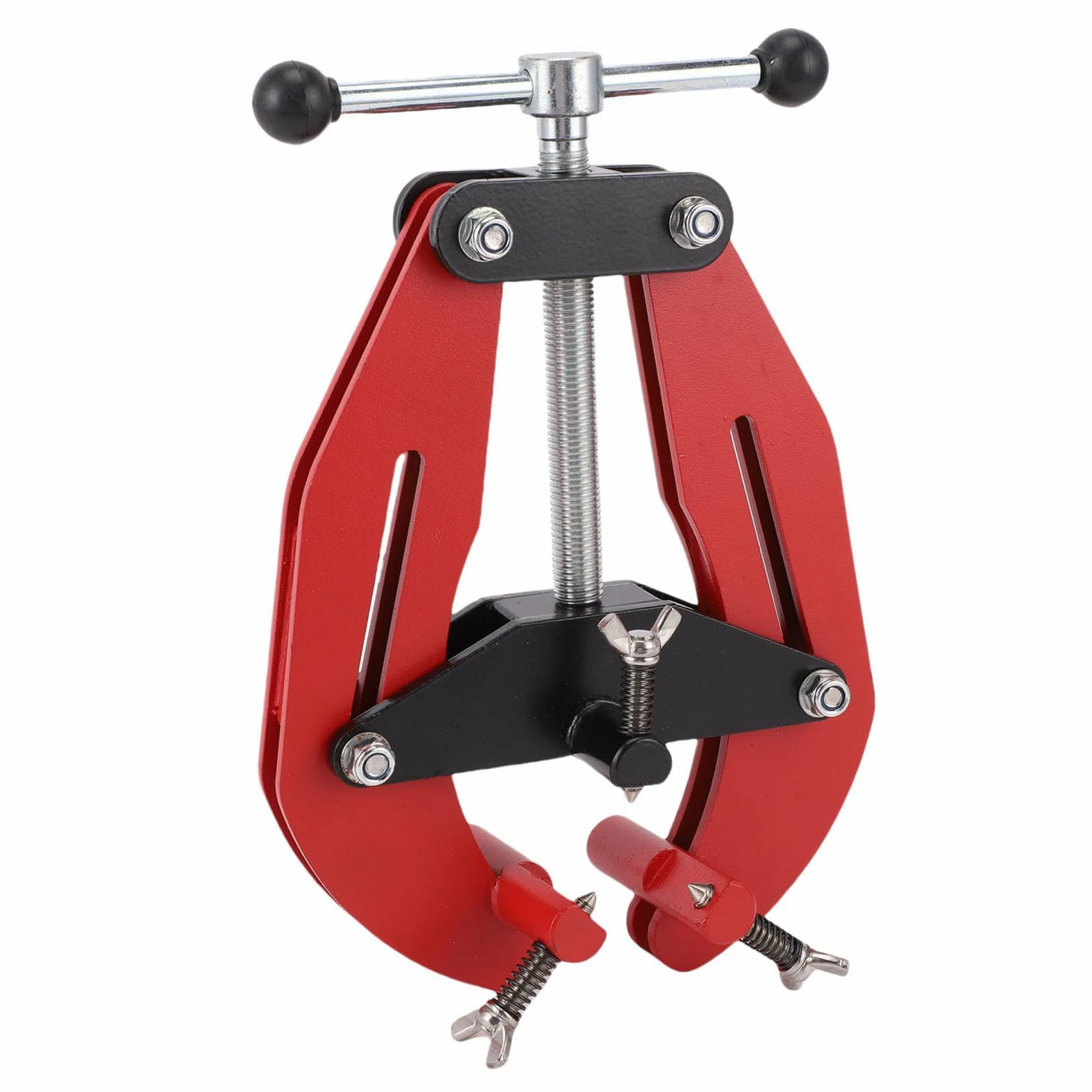 Jeffergarden Herramienta de Abrazadera de Tubo de Soldadura Ajustable para Alineación de Tubos de 2 a 6 Pulgadas con Palancas y Manijas de Acción Rápida