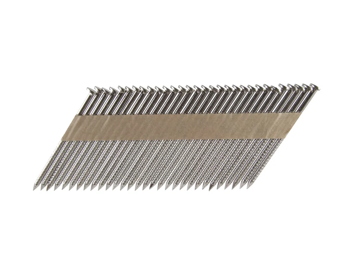 B&C Eagle 238X113RSS/33 Offset - Clavos de enmarcar (cabeza redonda, 2-3/8 x .113 x 33 grados, acero inoxidable S304, 1000 por caja)