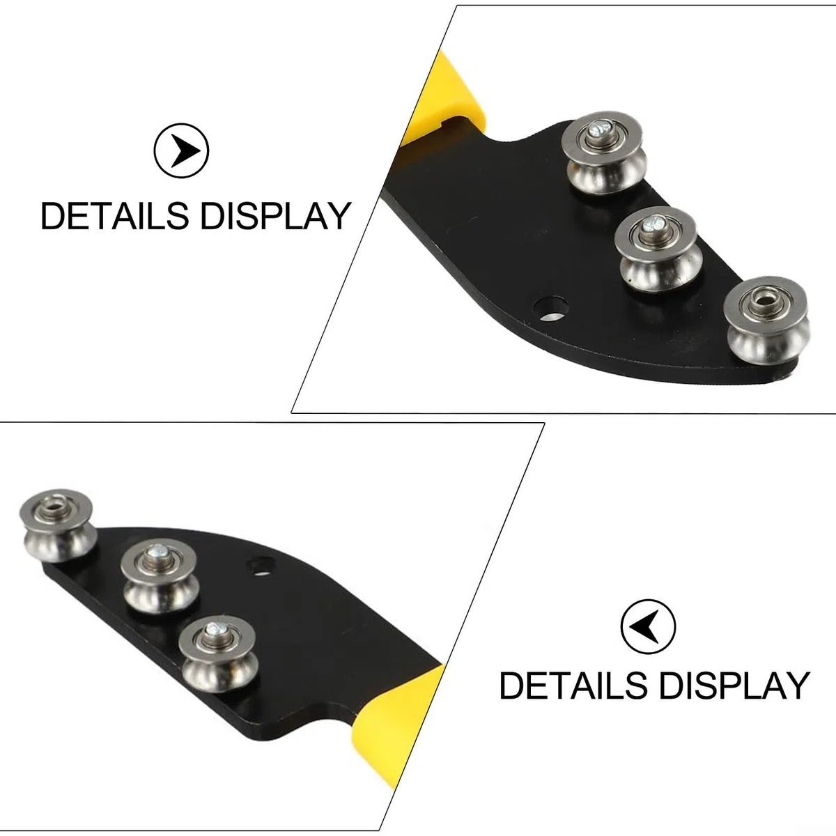 2 herramientas alisadoras de alambre de metal con ajustador de ángulo para alisar alambre de metal suave, construcción de acero inoxidable para hacer joyas (2 piezas)