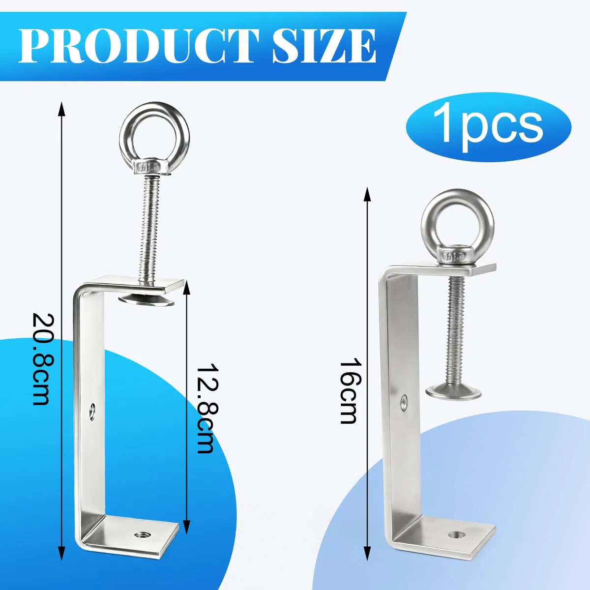 Abrazaderas en C Acero Inoxidable C Abrazadera Sargentos C Metalica Abrazadera de Tornillo Pequeños, Rendimiento Pequeñas en C Para Carpintería 120 Mm, Sargentos Carpintero Ajustables Sargentos