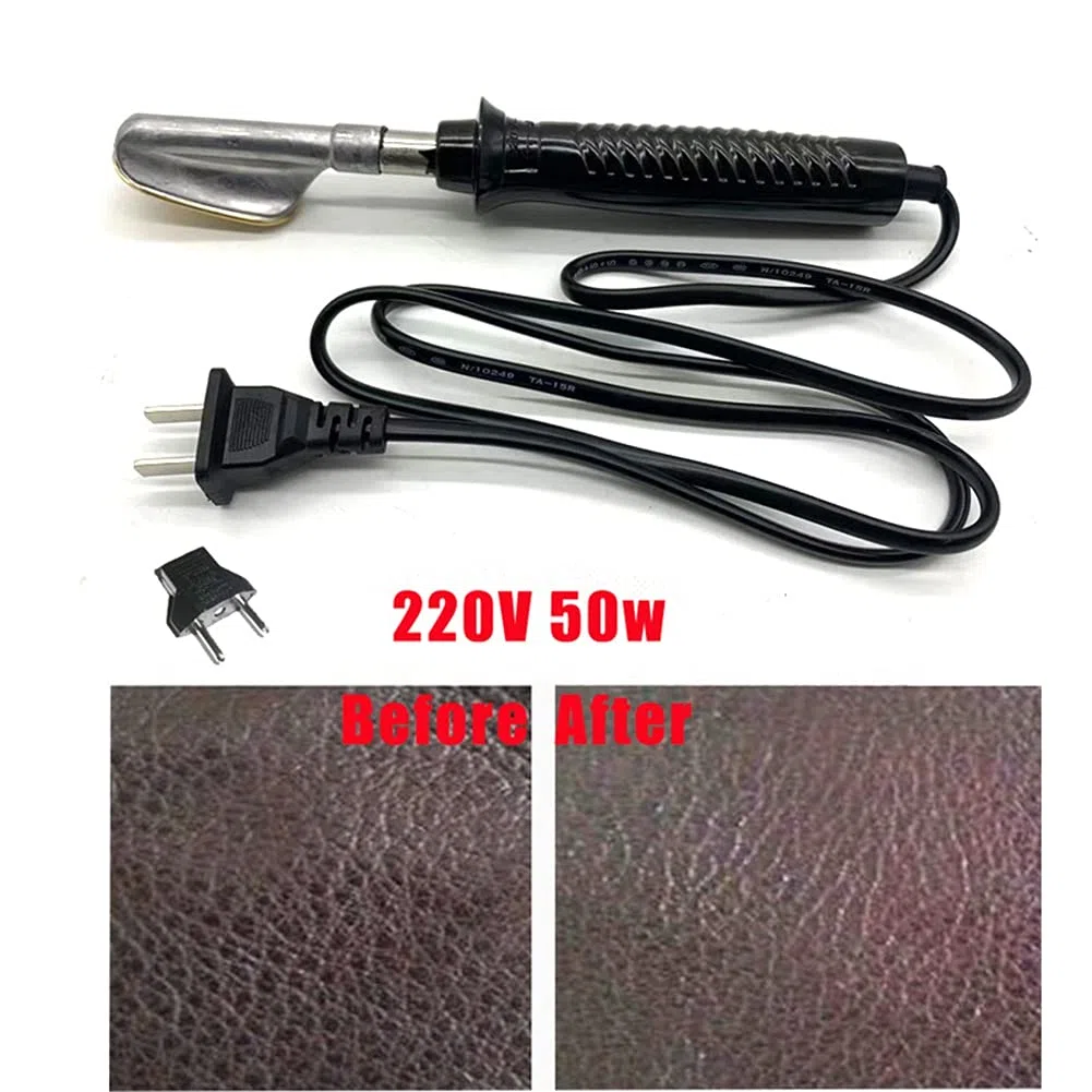 Soldador EléCtrico con Manejar de PláStico, Punta para ReparacióN de Parachoques de Coche, Herramientas de Soldadura Manual, Enchufe de la UE